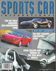 SPORTS CAR INTERNATIONAL 1993 DEC - ELITE LIGHT, HENNESSEY VENOM, 3000GT VR4